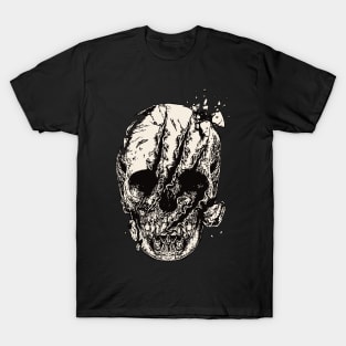 wolf claw skull explode T-Shirt